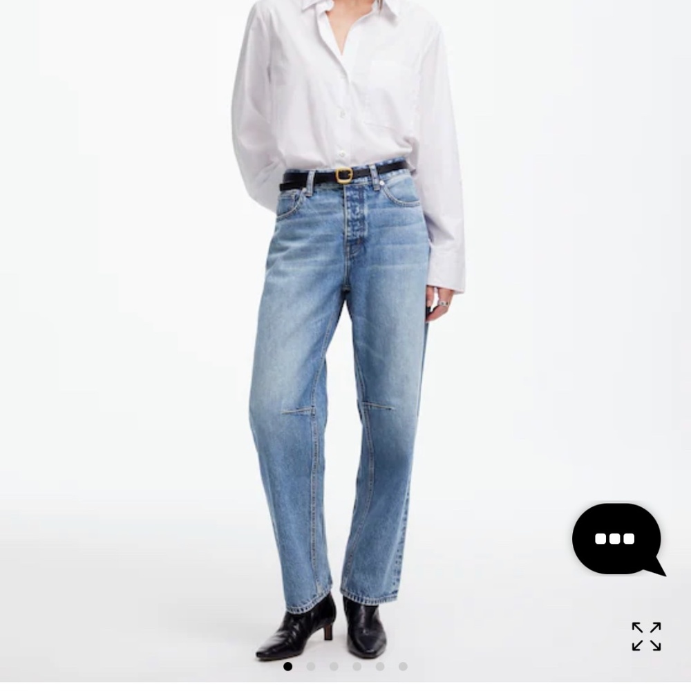 Madewell Darted Barrel Jeans Size 28